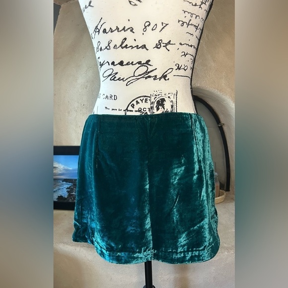Free People Annalise Velvet Mini Skirt - Picture 6 of 8